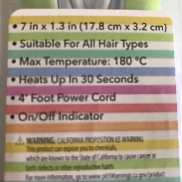 Travel Flat Iron Mini Corded in Case Heats In 30 Secs Momentum Brands - NIB - Picture 7 of 11